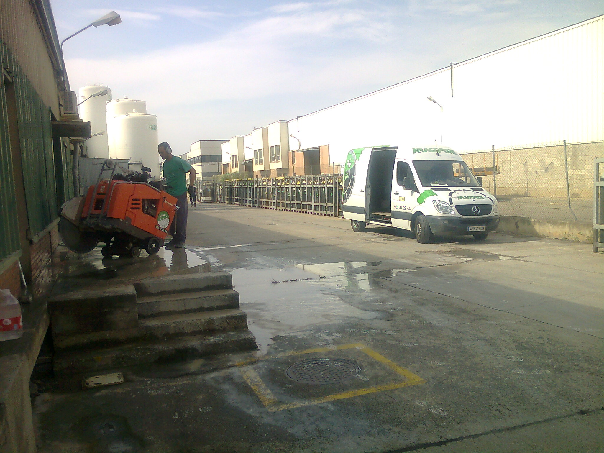 307 Cortajuntas Corte Suelo  Voladizo