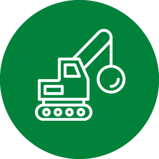 Derribos y demoliciones icono
