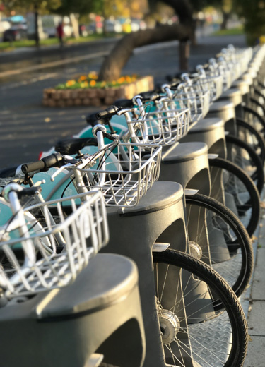Instalación de aparcabicicletas y sostenibilidad