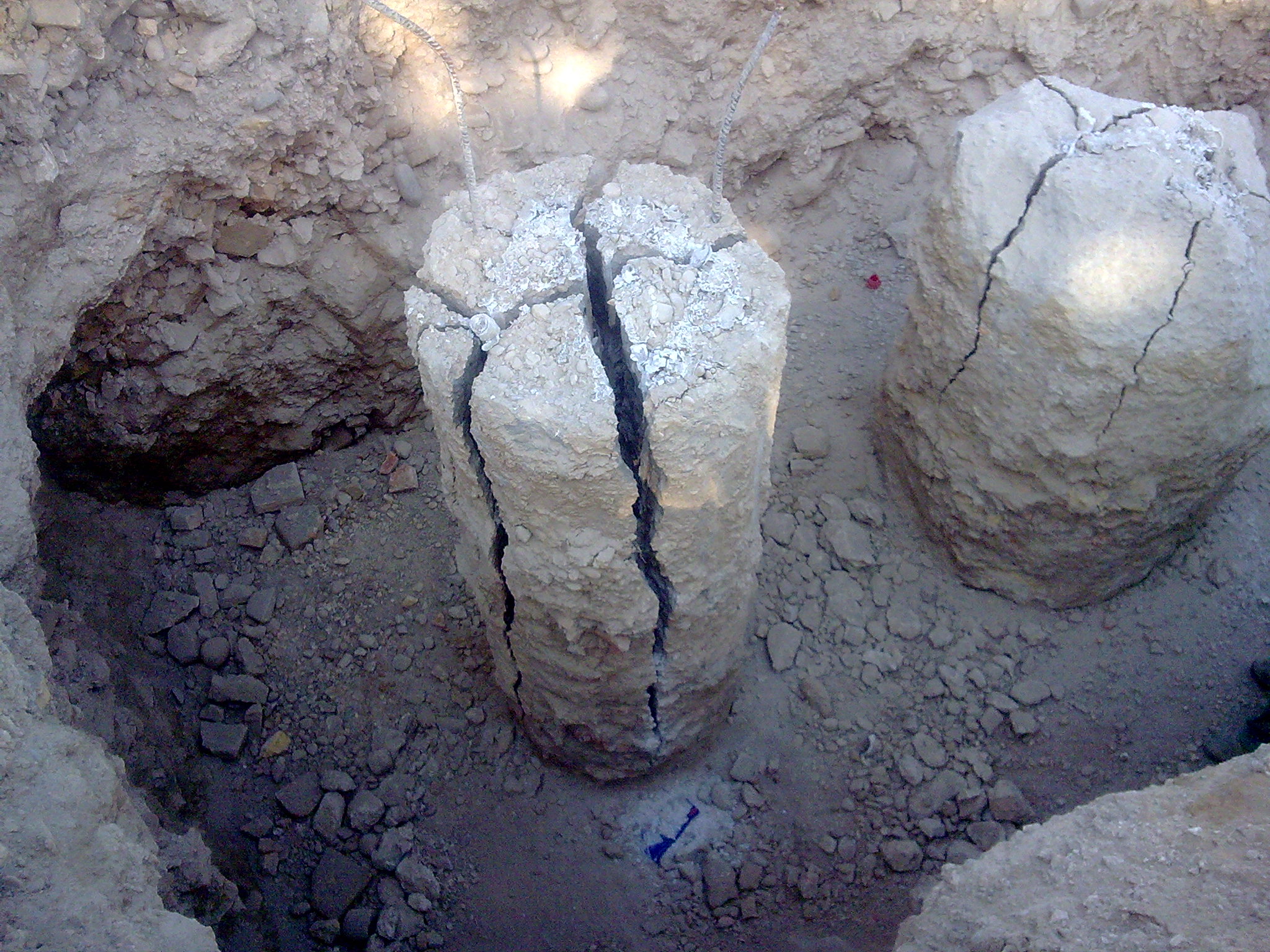 Demolición de rocas